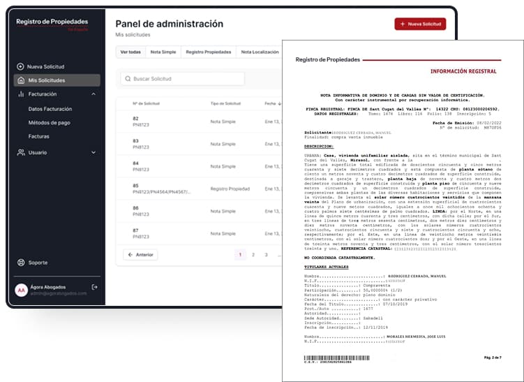 Tramites registro electrónico